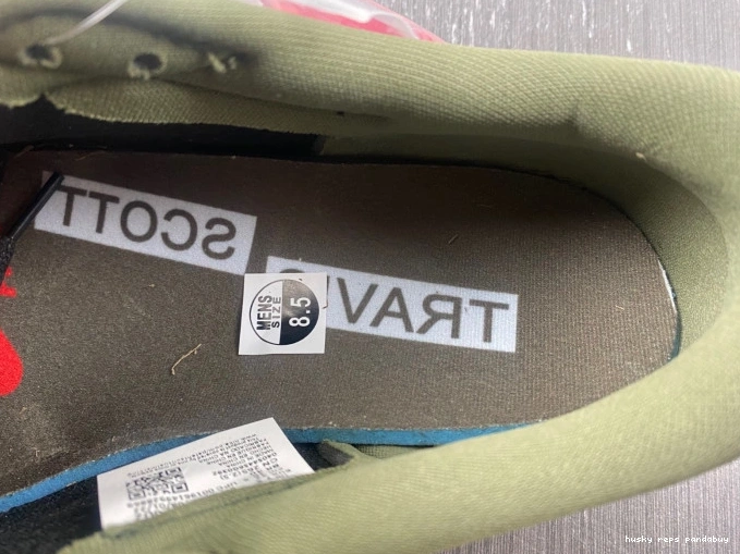 Rep Husky 'BLACK X DM7866-002 SCOTT LOW OG AIR 1 SP OLIVE' TRAVIS JORDAN 0708